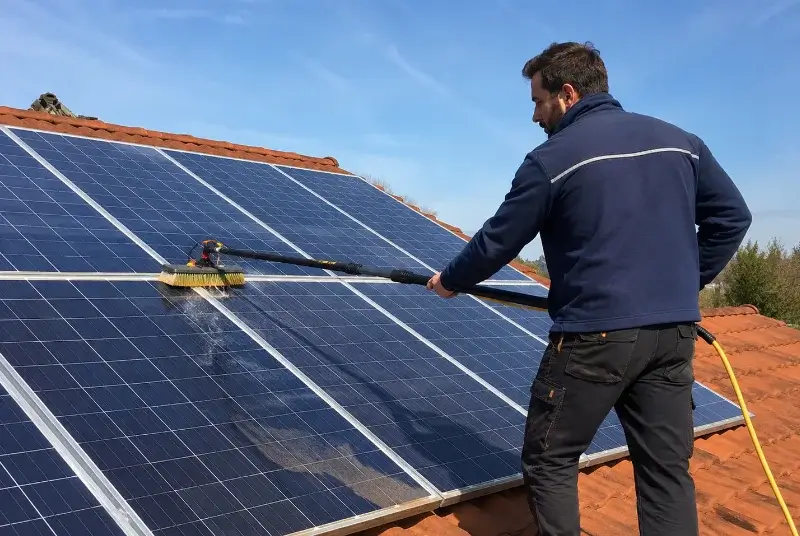 Nettoyage et entretien de panneaux solaires à Ousse-Suzan